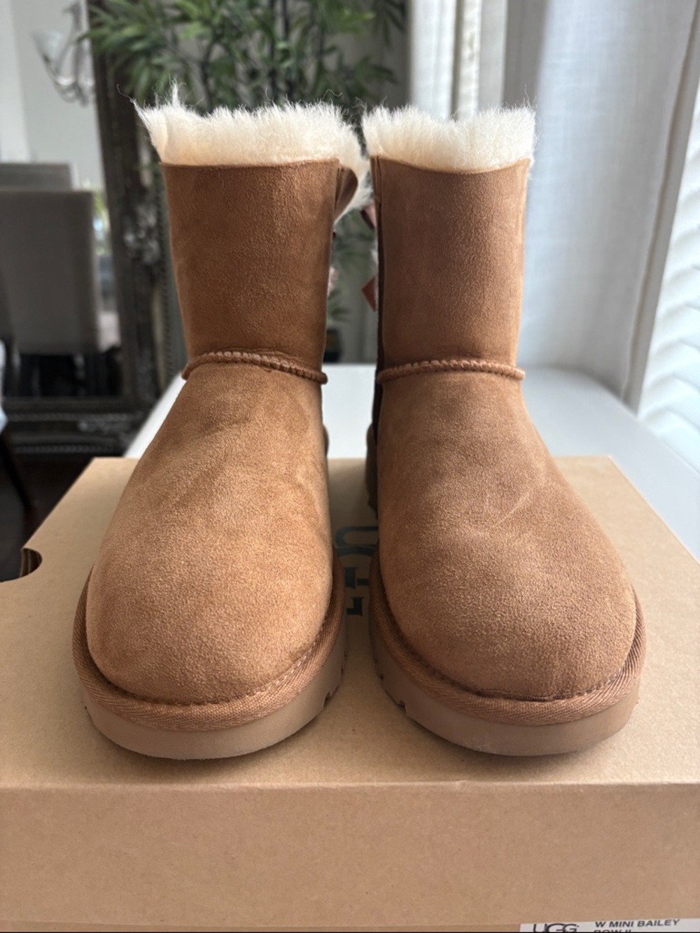UGG Chestnut Mini Shearling Boot